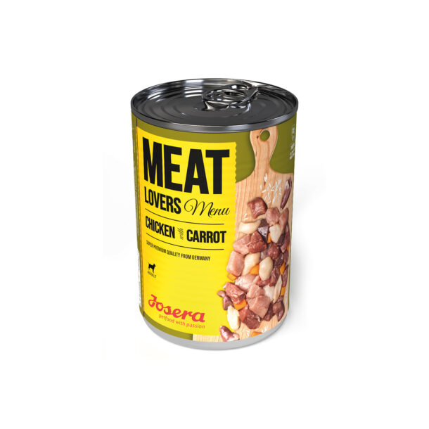 Josera Wet Lata Meat Lovers Pollo Zanahoria para Perros